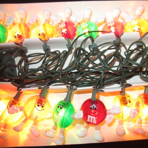 M&M's★エムアンドエムズ★チョコレート★パーティーライト★ディスプレイライト★デコレーションライト★クリスマス★フィギュア★人形★ぬいぐるみ★