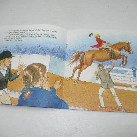1995★90's★Mattel★Barbie★vintage★book★picture book★★Riding Champion★doll★stuffed animal★figure★
