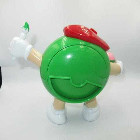 1992年★m&m's★エムアンドエムズ★チョコレートディスペンサー★人形★フィギュア★ぬいぐるみ★グリーン★イースター★