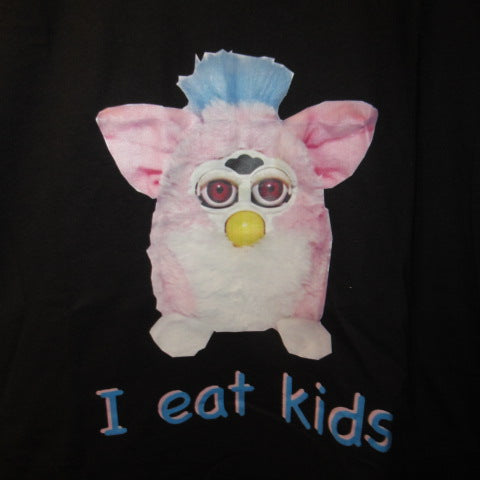 Furby★Furby★T-shirt★Black★Size L★Figure★Doll★Plush toy★