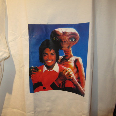 ET×Michael Jackson★ET★Michael Jackson★T-shirt★Doll★Figure★Plush toy★White★XL size★