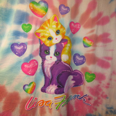 LISA FRANK★Lisa Frank★T-shirt★Tie-dye★Cat★Kitty★L size★New item★Figure★Doll★Plush toy★