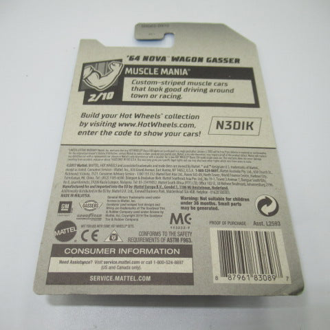 2018★Mattel★HOTWHEELS★Hot Wheels★car★minicar★car★blue★truck★truck★approx. 7cm★figure★doll★plush toy★