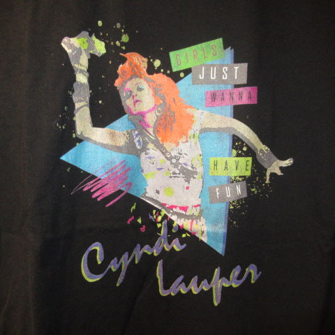 Cyndi Lauper★GIRLS JUST WANNA HAVE FUN★Figure★Doll★Plushie★T-shirt★Size L★