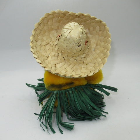 80's★GARFIELD★ガーフィールド★クリップ人形★Clip-on★麦わら帽子★フィギュア★人形★ぬいぐるみ★