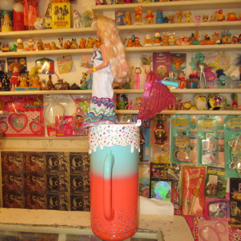 Barbie★Barbie★Soda Float★POP-UP Doll Case★With Barbie★Figure★Doll★Plush Toy★