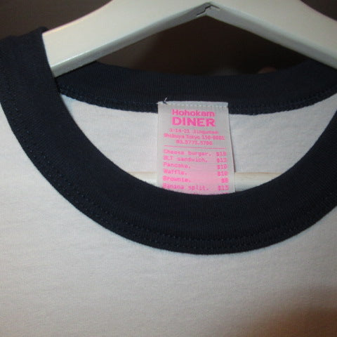 Hohokam DINER x SPIRAL DINER★Collaboration★T-shirt★Clown★Crown★Ice Cream★CLOWN★Hohokam Diner★Toys and Spiral★Ringer T★Blue★M size★