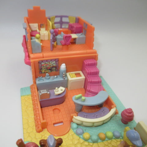 Rare! 90's★1995★Polly Pocket★Ice Cream Parlor★Figure★Doll★Plushie★Compact★Play House★House★Perfect! ★