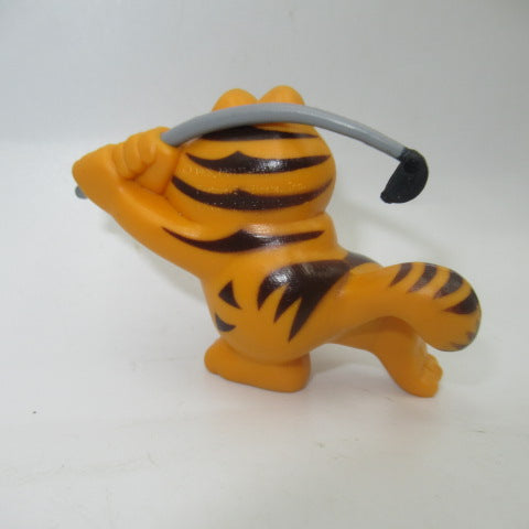 80's★GARFIELD★ガーフィールド★PVC★フィギュア★人形★ぬいぐるみ★ビンテージ★ゴルフ★