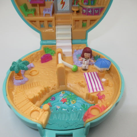 90's★Polly Pocket★Polly Pocket★Emerald Green★Round★Doll★Figure★Plush toy★Compact★Play house★Dollhouse★