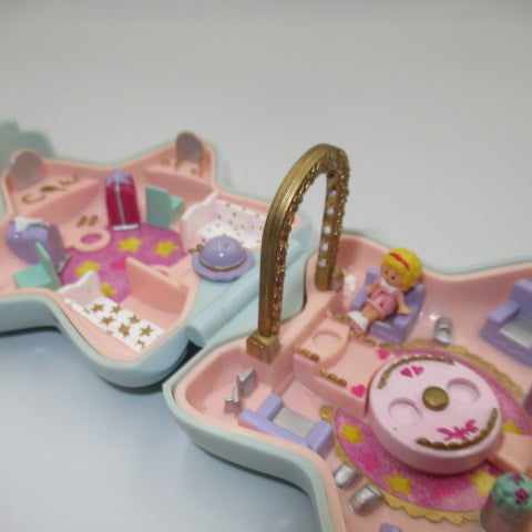 90's★Polly Pocket★Blue★Star★Doll★Figure★Plush toy★Compact★Play house★Dollhouse★