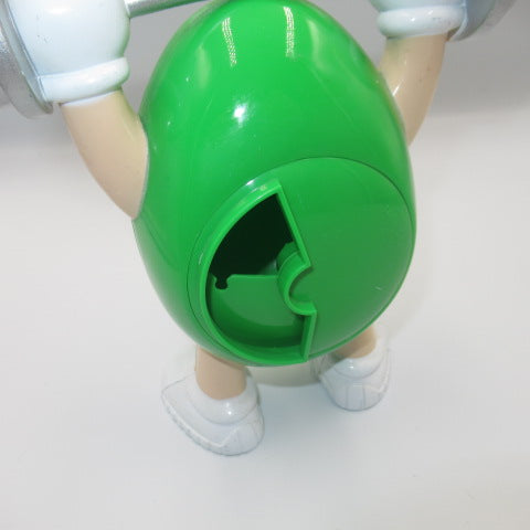 Vintage★m&m's★M&M's★Chocolate Dispenser★Doll★Figure★Plush Toy★1991★90's★Dumbbell★Green★