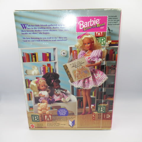 90’s★1992年★Barbie★バービー★Love-to-Read Barbie★Delux Gift Set★ミニ絵本付★マザーグース★GOLDEN BOOK★フィギュア★人形★ぬいぐるみ★