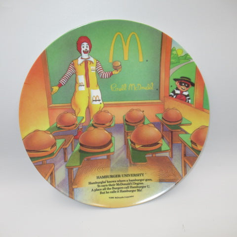 80's★McDonald's★マクドナルド★プラスチックプレート★お皿★人形★フィギュア★ぬいぐるみ★ロナルド★ハンバーガー★