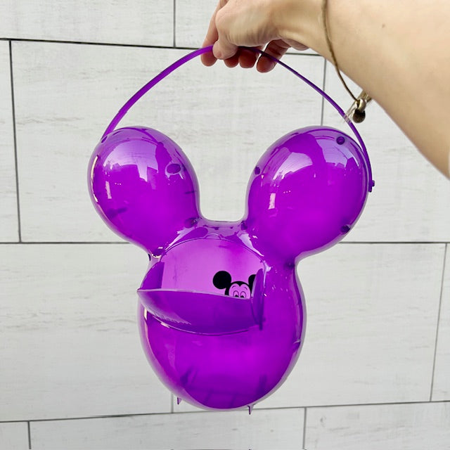 Disneyland 60th★Mickey Mouse★Mickey Mouse★Balloon type★popcorn Bucket★Popcorn bucket★Basket★Bucket★Figure★Doll★Plush toy★Purple★Purple★