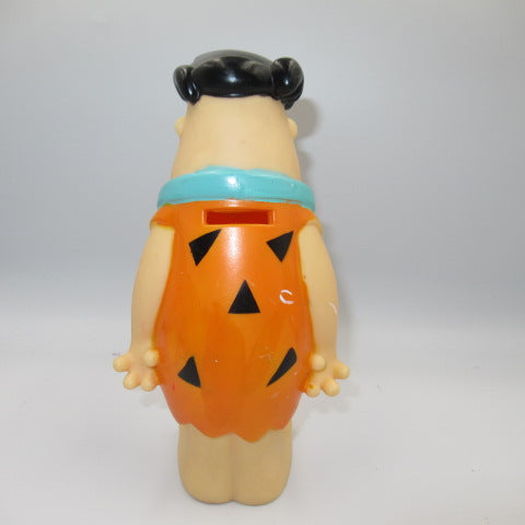 90's★1992★FRINTSTONE★Flintstone★Fred Flintstone★Piggy bank★BANK★Soft vinyl bank★HANNA BARBERA★Hanna-Barbera★Figure★Doll★Plush toy★