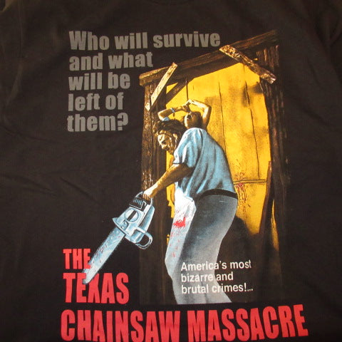 THE TEXAS CHAINSAW MASSACRE★Texas Chainsaw★The Texas Chainsaw Massacre★Leatherface★T-shirt★Horror★HORROR★Movie★Men's★L size★Black★New★Figure★Doll★Plush toy★