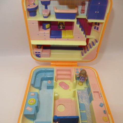 90’s★ビンテージ★POLLY POCKET★ポーリーポケット★四角★オレンジ★コンパクト★ミニチュア★ままごと★フィギュア★人形★ぬいぐるみ★