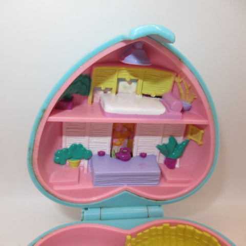 90’s★ビンテージ★POLLY POCKET★ポーリーポケット★ハート★ブルー★コンパクト★ミニチュア★ままごと★フィギュア★人形★ぬいぐるみ★