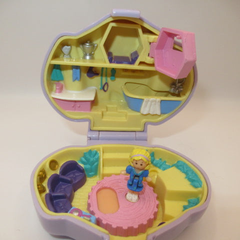 90’s★ビンテージ★POLLY POCKET★ポーリーポケット★パピー★犬★ラベンダー★コンパクト★ミニチュア★ままごと★フィギュア★人形★ぬいぐるみ★