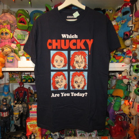 CHILD'S PLAY★チャイルドプレイ★CHUCKY★チャッキー★映画★Tシャツ★人形★フィギュア★ぬいぐるみ★Mサイズ★ネイビー★