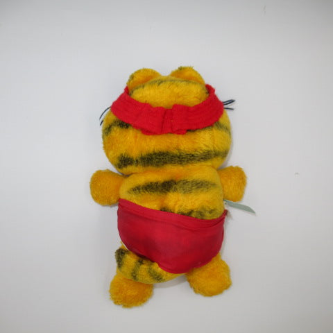 80's★1986★GARFIELD★Garfield★Cute stuffed animal★Jogging★Figure★Plush toy★Doll★Vintage★