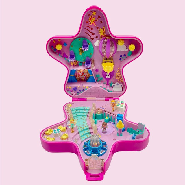 レア!完品!1993年★90's★Polly Pocket★ポーリーポケット★Fairylight Wonderland★フェアリーナイトワンダーランド★星の遊園地★人形★フィギュア★ぬいぐるみ★ビンテージ★ライトアップ★コンパクト★