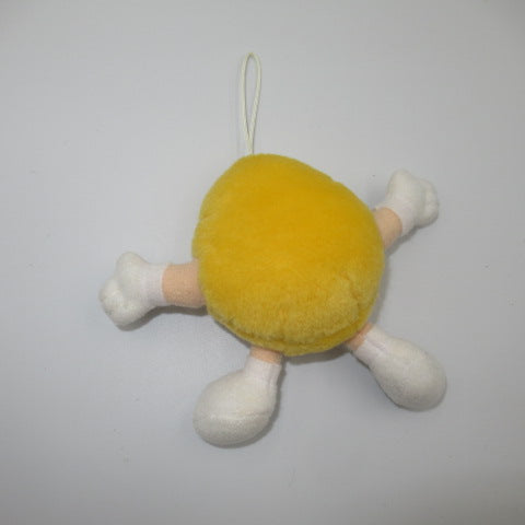 90's★m&m's★エムアンドアムズ★クリスマスオーナメント★人形★ぬいぐるみ★フィギュア★ビンテージ★12センチ★イエロー★