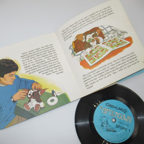 80's★1984年★GREMLiNS★グレムリン★Gizmo★ギズモ★STORY BOOK★レコード付き絵本★フィギュア★人形★ぬいぐるみ★STORY 1★ビンテージ★