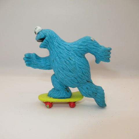 Vintage★SESAME STREET★セサミストリート★クッキーモンスター★Cookie Monster★人形★フィギュア★ぬいぐるみ★PVC★スケボー★