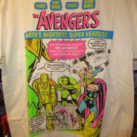 MARVEL★Marvel Comics★AVENGERS★Avengers★T-shirt★Hulk★Iron Man★Mighty Thor★Men's★M size★White★Figure★Doll★Plush toy★