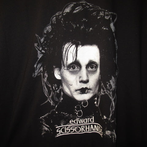 EDWARD SCISSORHANDS★シザーハンズ★ジョニー・デップ★Tシャツ★Men’s★XLサイズ★ブラック★新品★フィギュア★人形★ぬいぐるみ★★