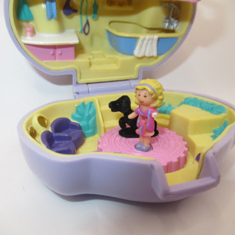 完品!1994年★90's★Polly Pocket★ポーリーポケット★Dazzling Dog Show★パピー★犬★人形★ぬいぐるみ★フィギュア★コンパクト★ビンテージ★ラベンダー★