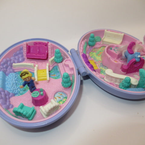 ほぼ完品!1995年★90's★Polly Pocket★ポーリーポケット★Unicorn Meadow★ユニコーン★人形★ぬいぐるみ★フィギュア★コンパクト★ビンテージ★ラベンダー★