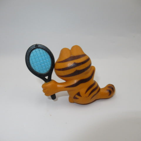 1981年★80's★GARFIELD★ガーフィールド★PVC★人形★フィギュア★ぬいぐるみ★ビンテージ★テニス★
