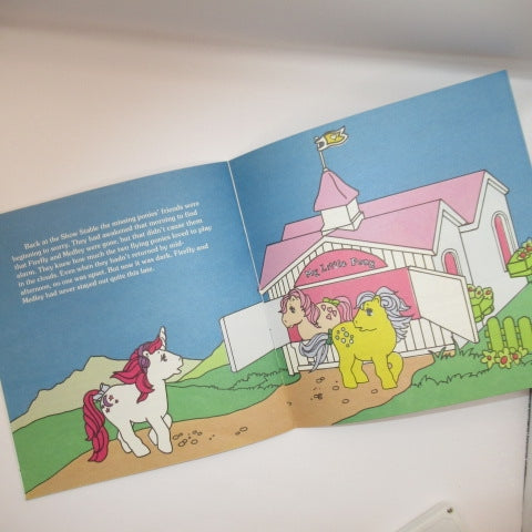 80’s★1985年★MY LITTLE PONY★マイリトルポニー★TAKING STORY BOOK★本とカセットテープのセット★ビンテージ★24ページ★LOST IN THE CLOUDS★フィギュア★人形★ぬいぐるみ★