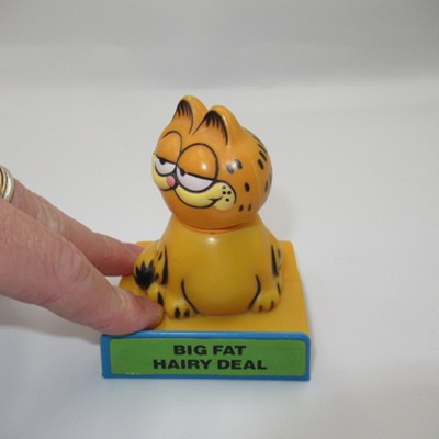 1981年★80's★GARFIELD★ガーフィールド★メッセージドール★人形★フィギュア★ぬいぐるみ★ビンテージ★BIG FAT HAIRY DEAL★