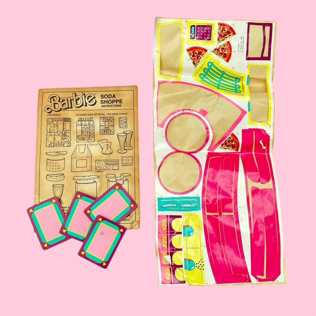 1988年★80's★Barbie★バービー★SODA SHOPPE★ソーダショップ★プレイセット★人形★フィギュア★ぬいぐるみ★ビンテージ★