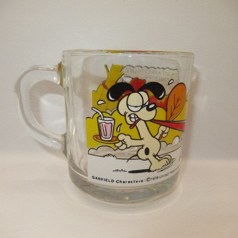 1978年★GARFIELD★ガーフィールド★マクドナルド★グラスマグ★カップ★コップ★ガーフィールド&オーディー★