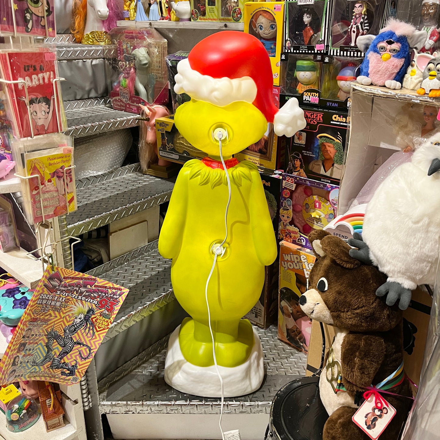 The Grinch★グリンチ★映画★Christmas★クリスマスライト★Dr Sueuss★ドクタースース★フィギュア★人形★ぬいぐるみ★95cm