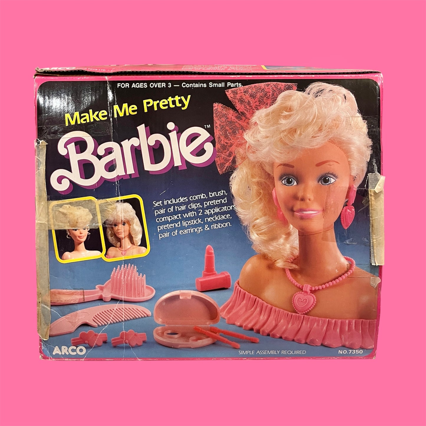 1989年★80's★Barbie★バービー★スタイリングヘッド★人形★フィギュア★ぬいぐるみ★ビンテージ