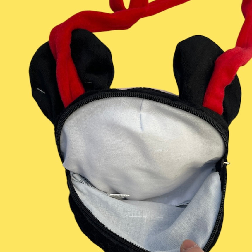 Vintage★Mickey Mouse★ミッキーマウス★フェイスショルダーバッグ★Bag★人形★ぬいぐるみ★フィギュア★ビンテージ