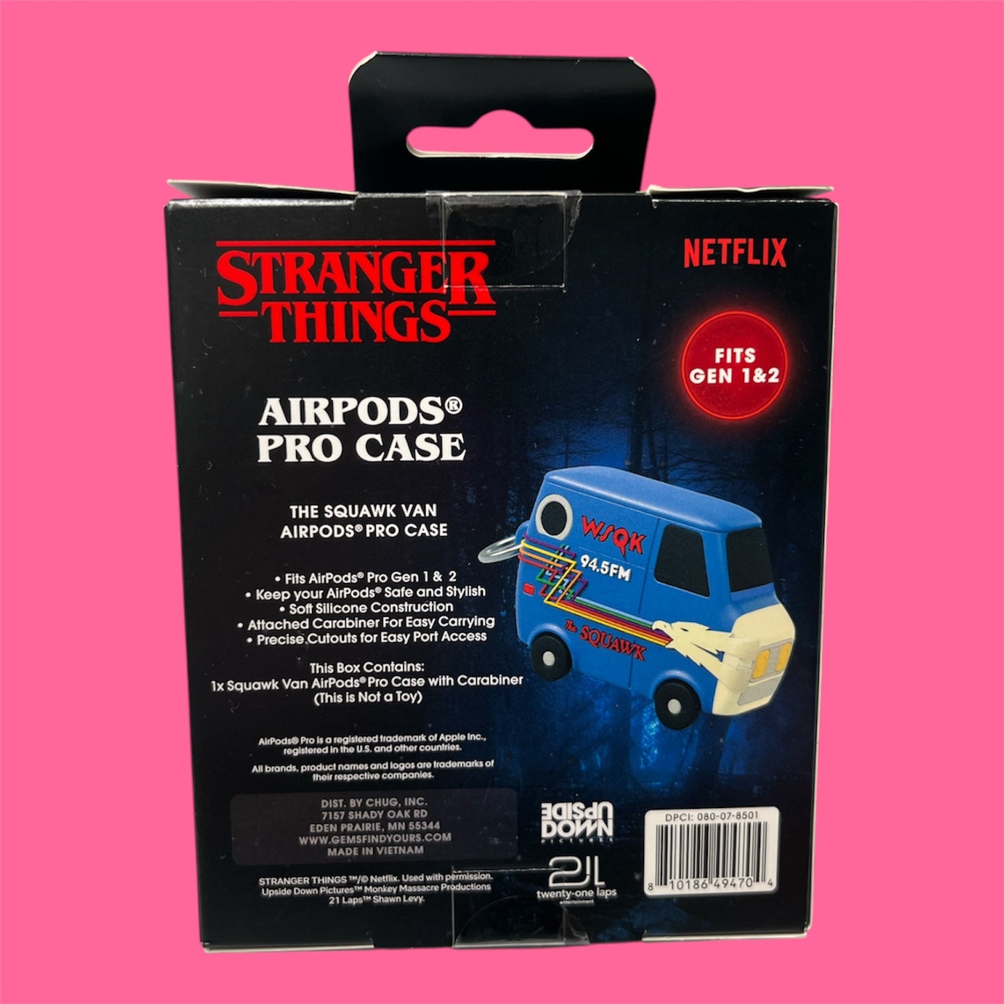 STRANGER THINGS★ストレンジャーシングス★AirPods Case★エアポッズケース★AirPods Pro Gen 1&2★WSQK★ラジオ局★人形★フィギュア★ぬいぐるみ