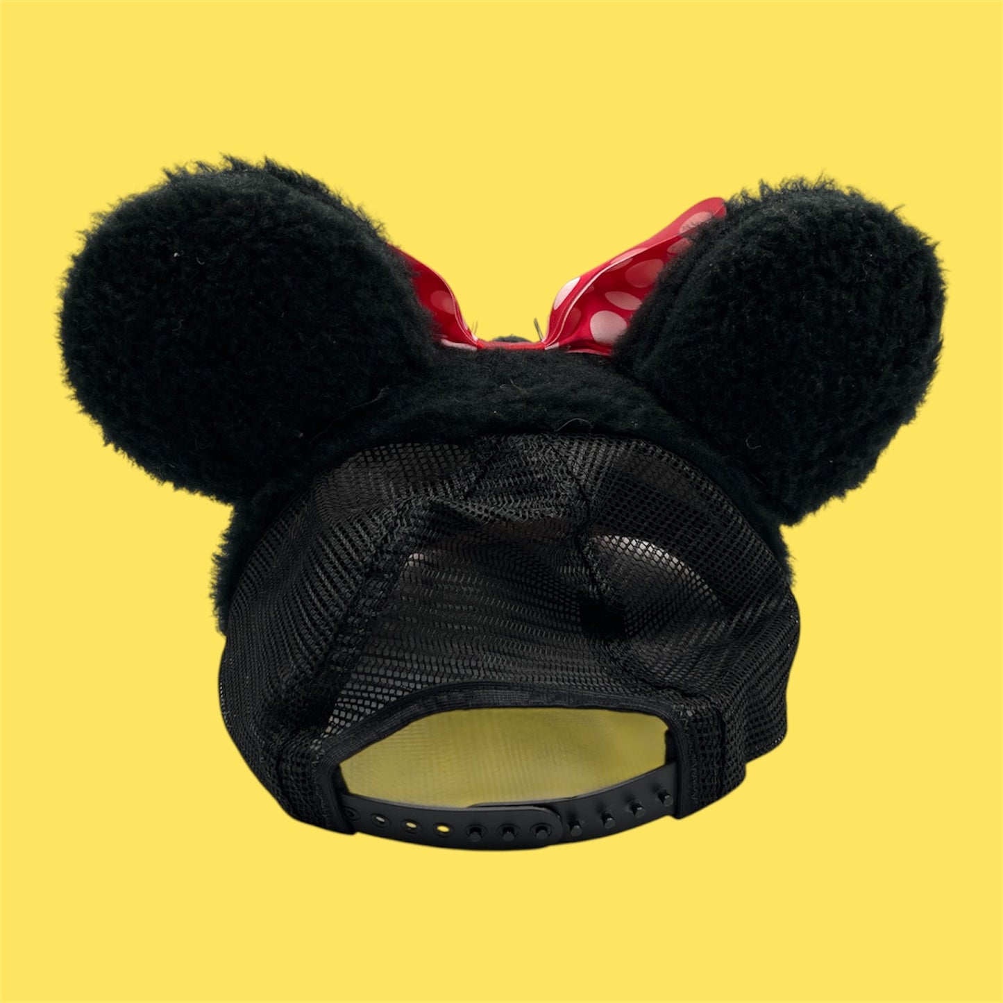 Vintage★Minnie Mouse★ミニーマウス★3D CAP★HAT★帽子★ビンテージ★ぬいぐるみ★フィギュア★人形★まつ毛あり