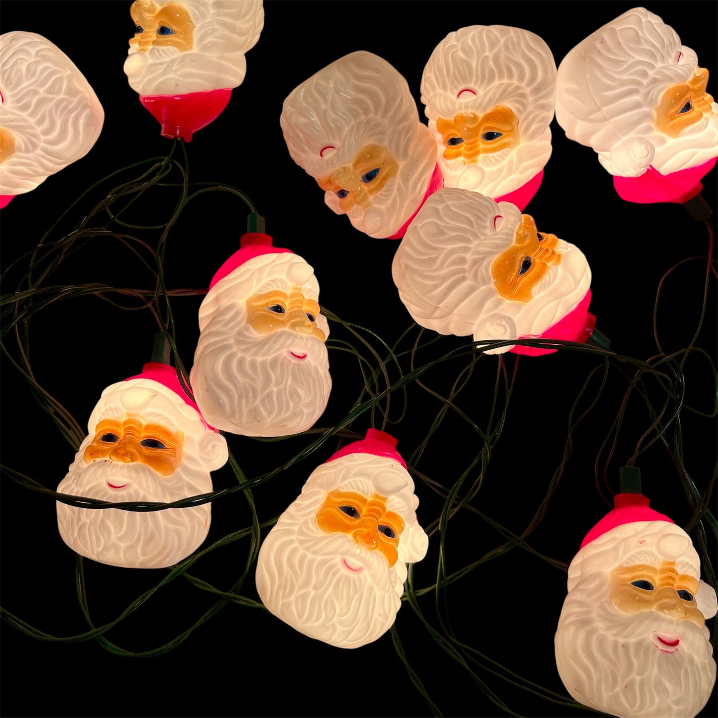 Vintage◆ビンテージ◆SANTA◆サンタ◆クリスマス◆Christmas★Party Lights◆ライト◆ビンテージ◆デコレーションライト◆フィギュア◆人形◆ぬいぐるみ