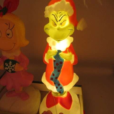 The GRINCH★Dr.Seuss★グリンチ★Cindy lou★キャンディロー★クリスマスライト★サンタクロース★デコレーションライト★約36センチ★フィギュア★人形★ぬいぐるみ