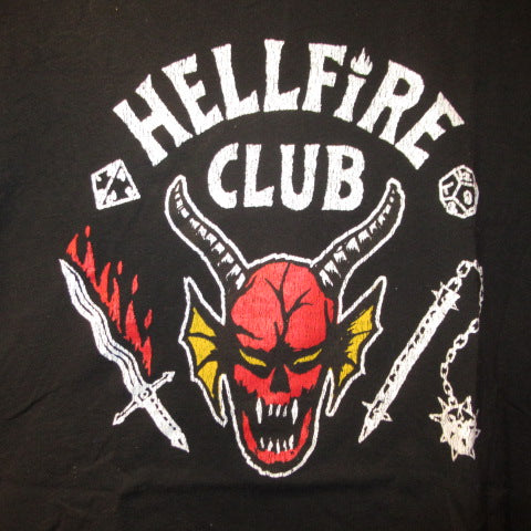 STRANGER THINGS★ストレンジャーシングス★Tシャツ★HELLFIRE CLUB★ヘルファイヤークラブ★Men's★Lサイズ★エディ★イレブン★エル★マイク★ダスティン★フィギュア★人形★ぬいぐるみ