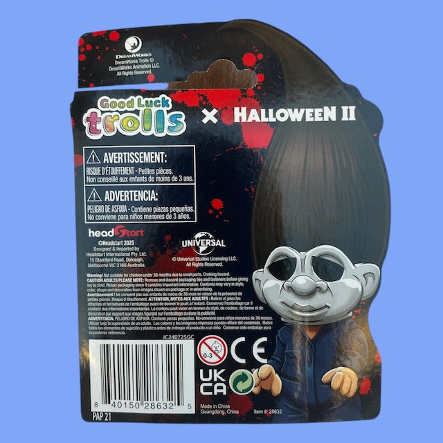 Good Luck trolls★グッドラックトロール★HALLOWEEN★ハロウィーン★MICHAELMYERS★ユニバーサルスタジオ★universalstudio★troll★トロール★ブリスター★人形★フィギュア★ぬいぐるみ