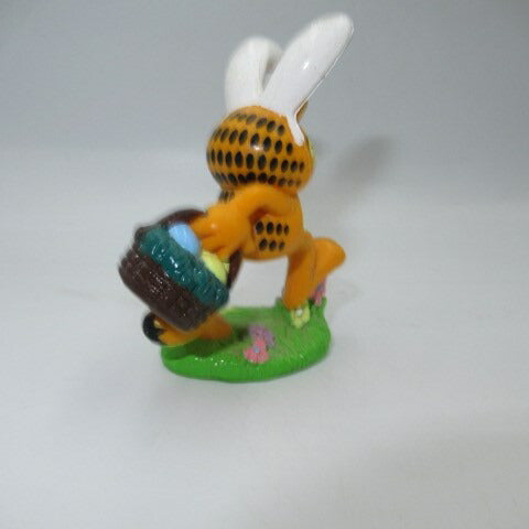 80's GARFIELD★ガーフィールド★PVC★フィギュア★人形★ぬいぐるみ★イースター★ウサギ★★3★