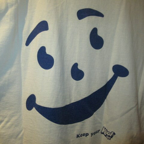 Kool-Aid★クールエイド★Tシャツ★人形★フィギュア★Lサイズ★ホワイト★USED★